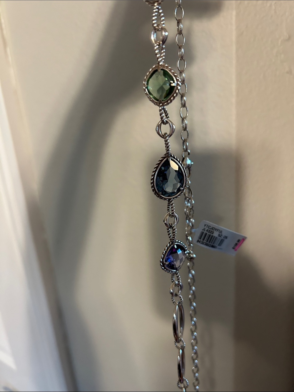 Brighton Silver Multi-Color Long Pendant Necklace. 0125 - Picture 13 of 15